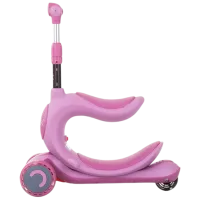 Trotinetă pentru copii cu trei roți Chipolino Space X (DSSPX0221LL) 50 kg/ Pink photo 2