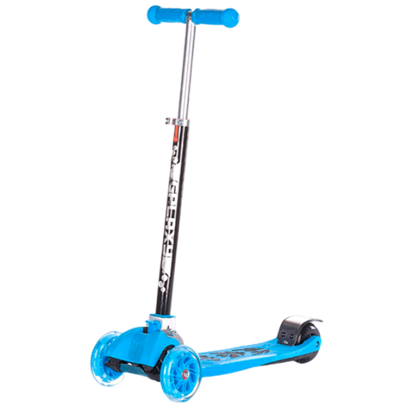 Trotinetă pentru copii cu trei roți Chipolino Galaxy (DSGX01603BL) 50 kg/ Blue photo 1