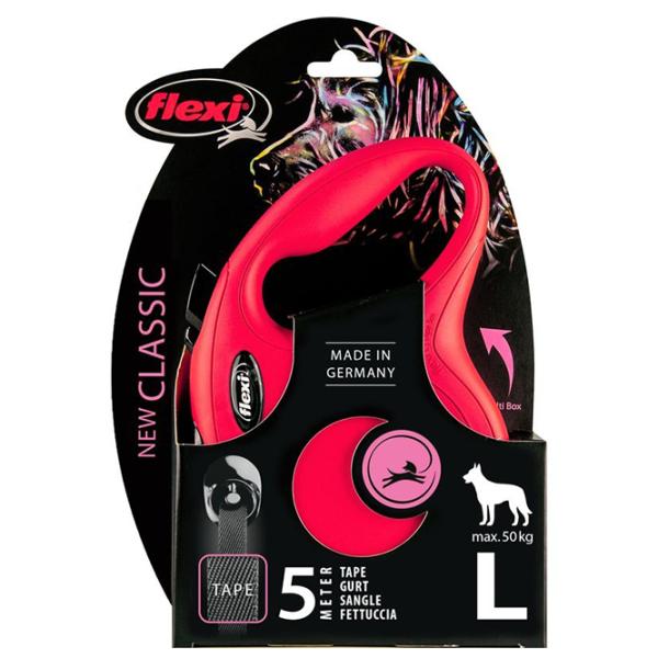 Lesă Beeztees FLEXI NEW Classic Tape L/ pentru câine photo 2 Lesă Beeztees FLEXI NEW Classic Tape L/ pentru câine photo 2
