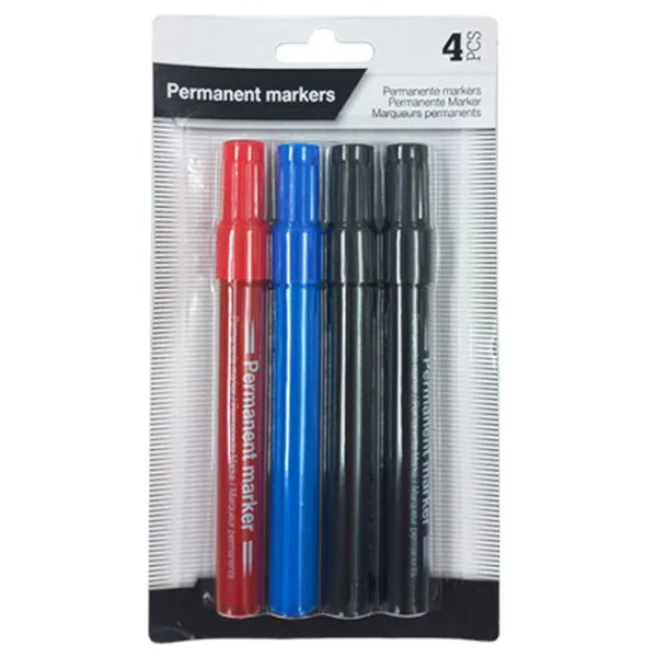 Mаркеры WriteWell Permanent marker Количество в наборе - 4 шт. photo 1 Mаркеры WriteWell Permanent marker Количество в наборе - 4 шт. photo 1