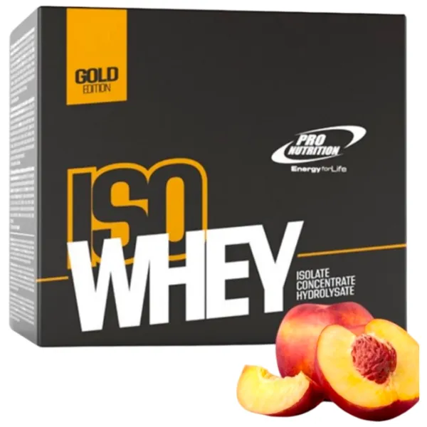 Proteină Pro Nutrition Iso Whey Gold 450 g (pn0109) praf/ Piersic photo 1 Proteină Pro Nutrition Iso Whey Gold 450 g (pn0109) praf/ Piersic photo 1
