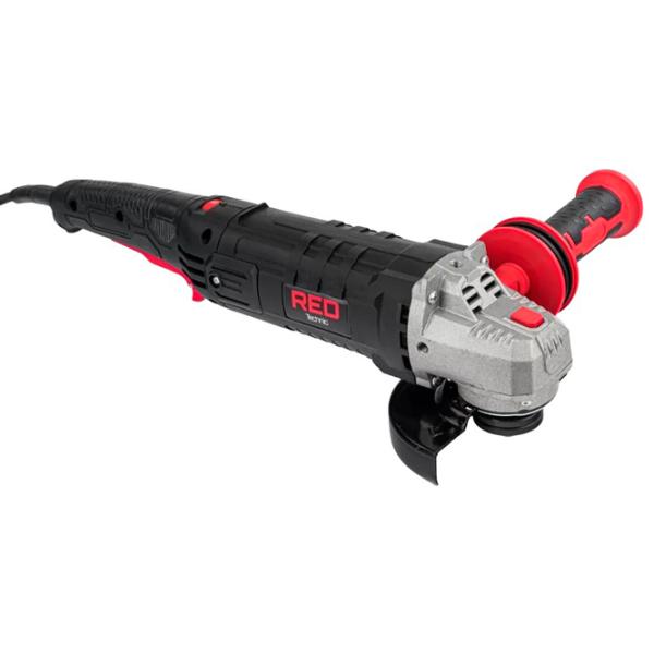 Шлифовальная машина Red Technic RTSZK0069 Угловая/ 1500 Вт/ Black photo 1