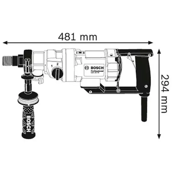 Mașină de găurit Bosch B0601189800 2000 W/ 2800 rot/ min photo 2