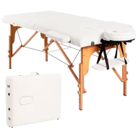 Массажный стол Costway HB87017WH Белый photo 3