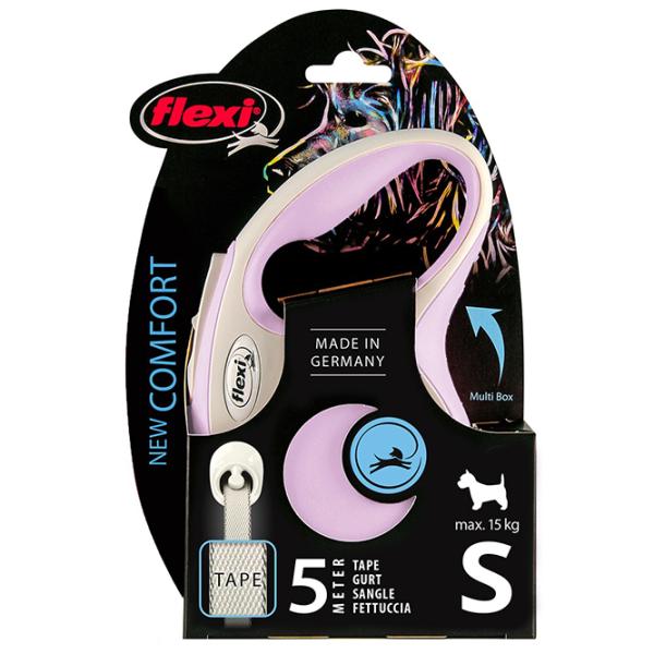 Поводок Beeztees FLEXI NEW COMFORT Tape S/ для собаки photo 2 Поводок Beeztees FLEXI NEW COMFORT Tape S/ для собаки photo 2