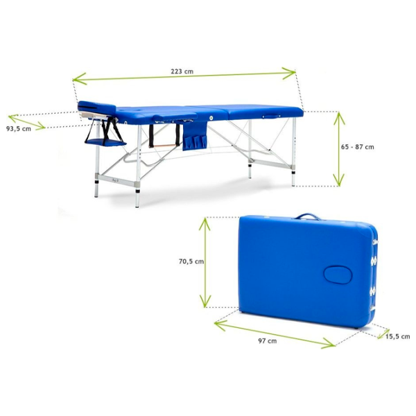 Masă de masaj Bodyfit 553 Blue photo 8