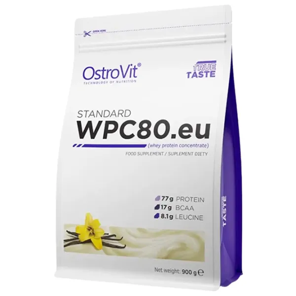 Протеин OstroVit STANDARD WPC80.eu 900 г (5902232610390) порошок/ Ваниль photo 1 Протеин OstroVit STANDARD WPC80.eu 900 г (5902232610390) порошок/ Ваниль photo 1