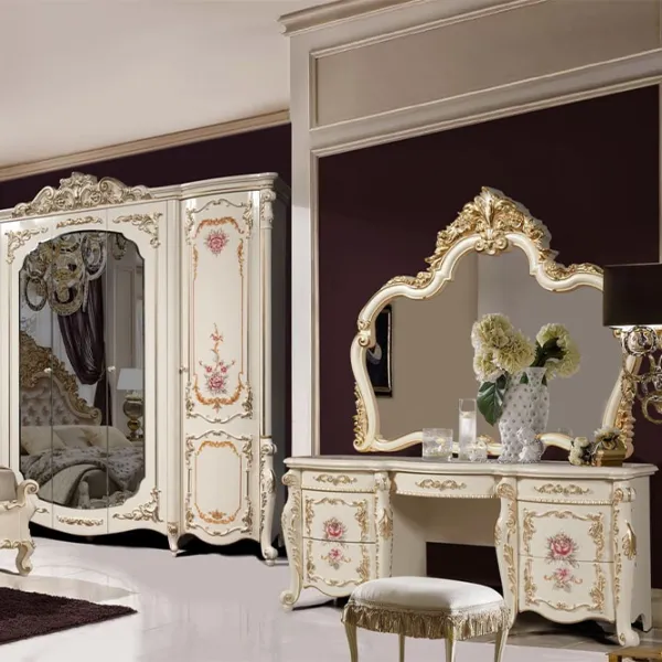 Dormitor Slonimmebel Athena 5D Spumă poliuretanică/ Cream photo 2