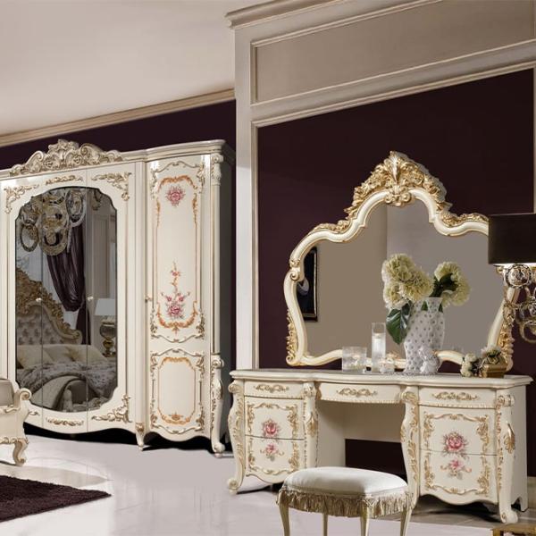 Dormitor Slonimmebel Athena 5D Spumă poliuretanică/ Cream photo 2