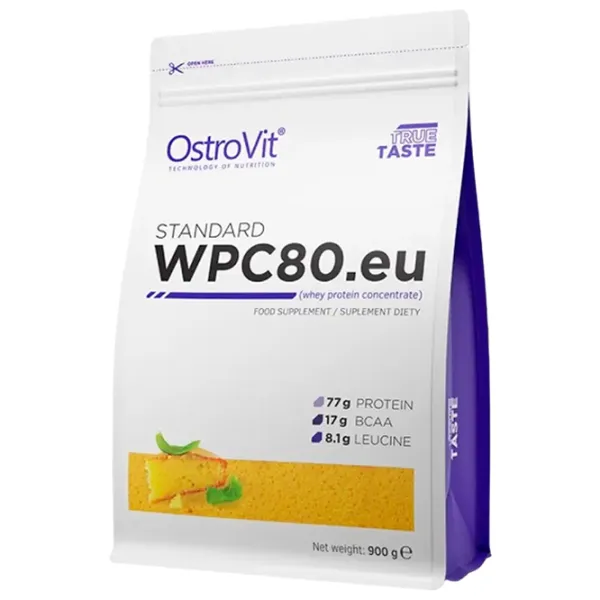 Протеин OstroVit STANDARD WPC80.eu 900 г (5902232612417) порошок/ Сладкий хлеб photo 1