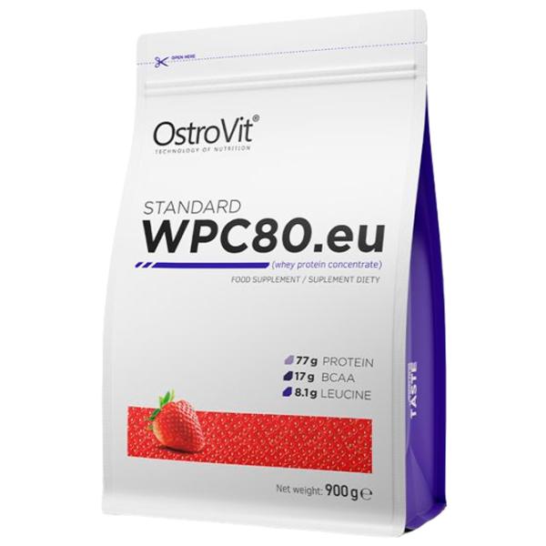 Proteină OstroVit STANDARD WPC80.eu 900 g (5902232610369) praf/ Сăpșuni photo 1 Proteină OstroVit STANDARD WPC80.eu 900 g (5902232610369) praf/ Сăpșuni photo 1