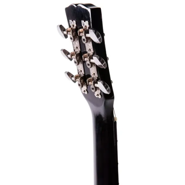 Chitară acustică Acustica E-38C 4/ 4, Dreadnought, Black photo 6