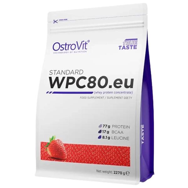 Протеин OstroVit STANDARD WPC80.eu 2270 г (5902232610772) порошок/ Клубника photo 1 Протеин OstroVit STANDARD WPC80.eu 2270 г (5902232610772) порошок/ Клубника photo 1