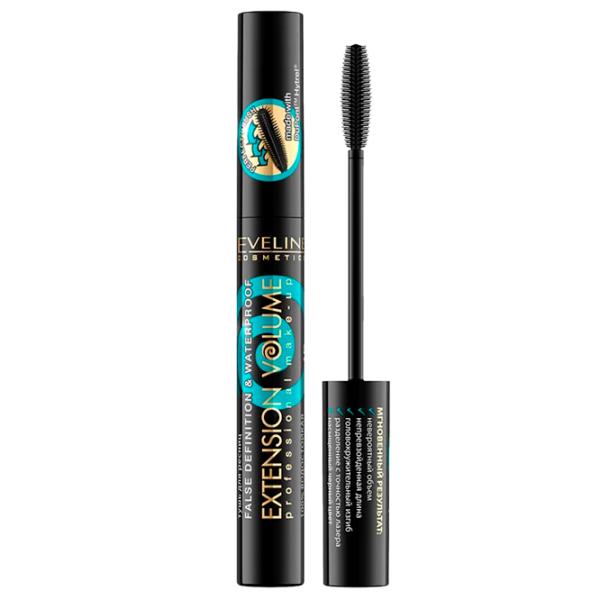Тушь для ресниц Eveline Cosmetics EV Extension 10 мл/ Black photo 1