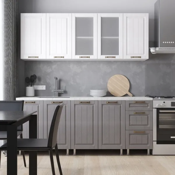 Bucătărie ML-Mobila Provence MDF/ Graphite photo 1 Bucătărie ML-Mobila Provence MDF/ Graphite photo 1