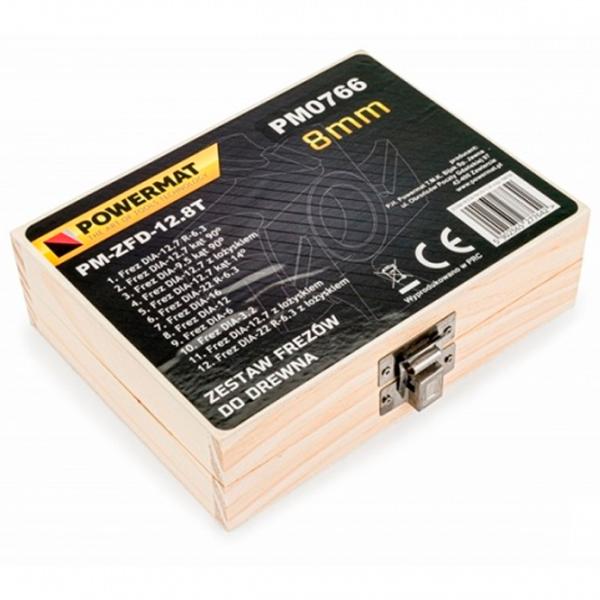 Набор фрез Powermat PM-ZFD-12.8 Cталь photo 3