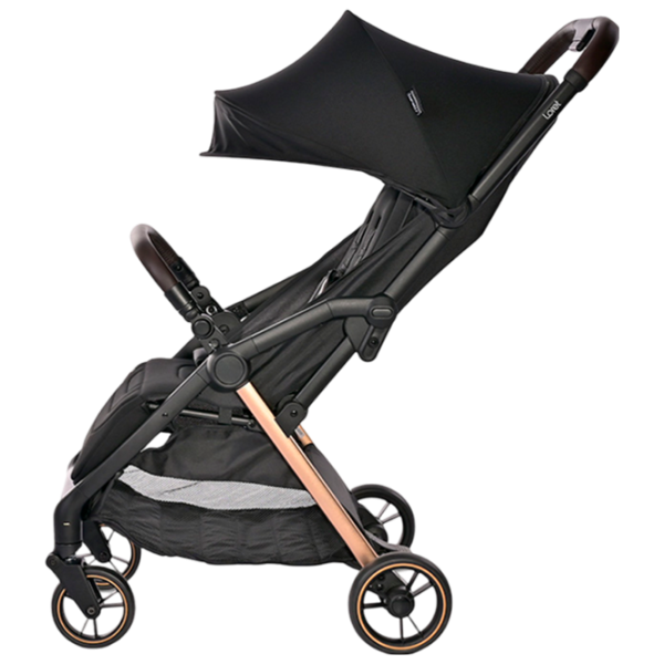 Детская коляска Lorelli Stroller Loret 10021982401/ Black photo 2