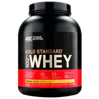 Proteină Optimum Nutrition GOLD STANDARD 100% WHEY 2270 g (5060469989082) praf/ Banană