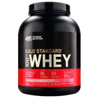 Протеин Optimum Nutrition GOLD STANDARD 100% WHEY 2270 г (5060469988542) порошок/ Клубника