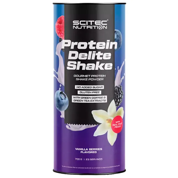 Proteină Scitec Nutrition Protein Delite Shake 700 g (5999100025219) praf/ Fructe de pădure, vanilie photo 1 Proteină Scitec Nutrition Protein Delite Shake 700 g (5999100025219) praf/ Fructe de pădure, vanilie photo 1