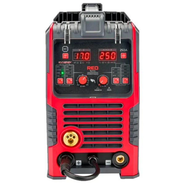 Aparat de sudat Red Technic RTMSTF0002 230 V semiautomat (MIG/ MAG), cu electrod (MMA), cu gaz inert (TIG)/ Black photo 2