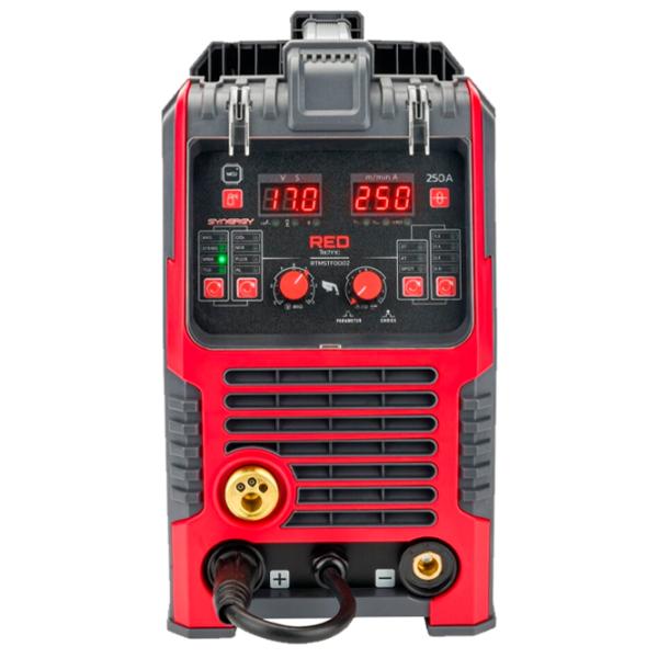 Aparat de sudat Red Technic RTMSTF0002 230 V semiautomat (MIG/ MAG), cu electrod (MMA), cu gaz inert (TIG)/ Black photo 2