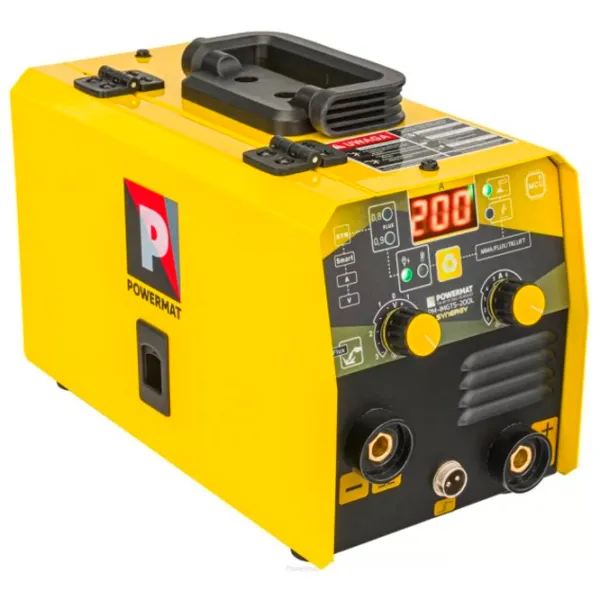 Aparat de sudat Powermat PM-IMGTS-200L 230 V cu electrod (MMA), cu gaz inert (TIG)/ Yellow photo 2
