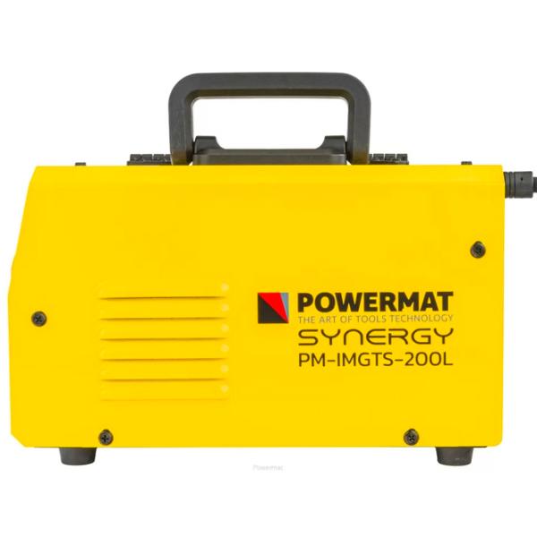 Aparat de sudat Powermat PM-IMGTS-200L 230 V cu electrod (MMA), cu gaz inert (TIG)/ Yellow photo 5