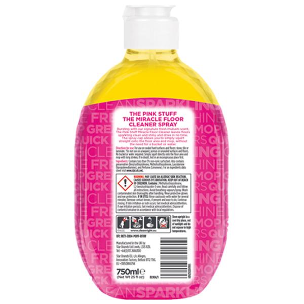 Средство The Pink Stuff Miracle Floor Cleaner 5060033821619 жидкость / для очистки photo 2