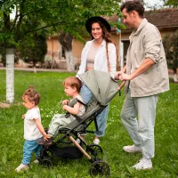 Cărucior pentru copil Lorelli Stroller Ribera 10021902501/ Black photo 8