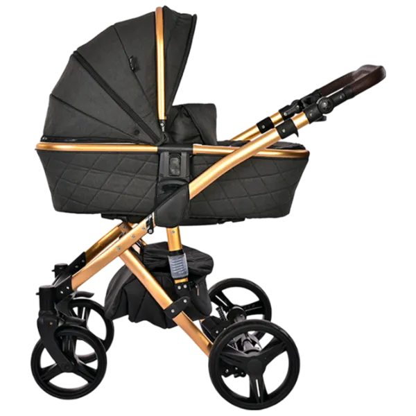Cărucior pentru copil Lorelli Rimini Premium 10021622401/ Black photo 2