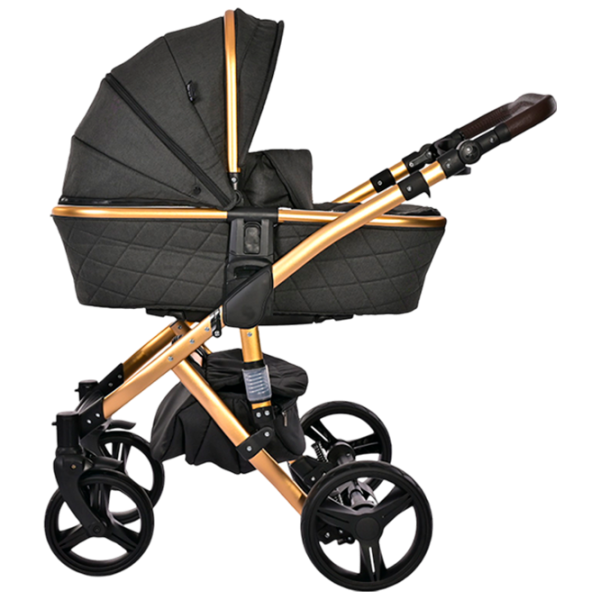 Cărucior pentru copil Lorelli Rimini Premium 10021622401/ Black photo 2