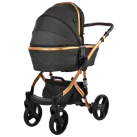 Cărucior pentru copil Lorelli Rimini Premium 10021622401/ Black photo 4