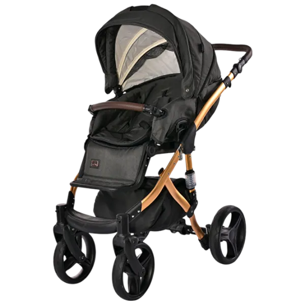 Cărucior pentru copil Lorelli Rimini Premium 10021622401/ Black photo 5