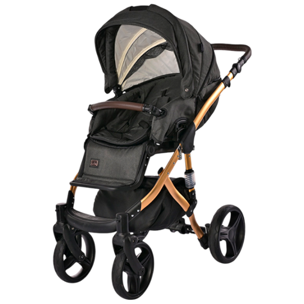 Cărucior pentru copil Lorelli Rimini Premium 10021622401/ Black photo 5