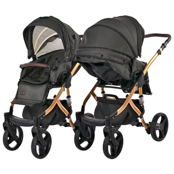 Cărucior pentru copil Lorelli Rimini Premium 10021622401/ Black photo 6