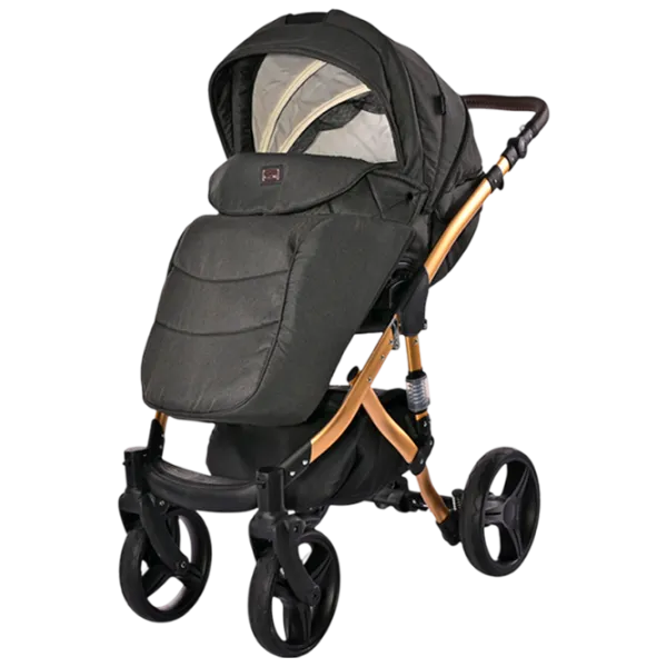 Cărucior pentru copil Lorelli Rimini Premium 10021622401/ Black photo 7