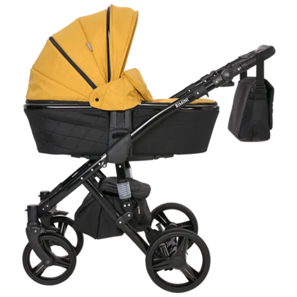 Cărucior pentru copil Lorelli Rimini Premium 10021622338/ Yellow photo 3 Cărucior pentru copil Lorelli Rimini Premium 10021622338/ Yellow photo 3
