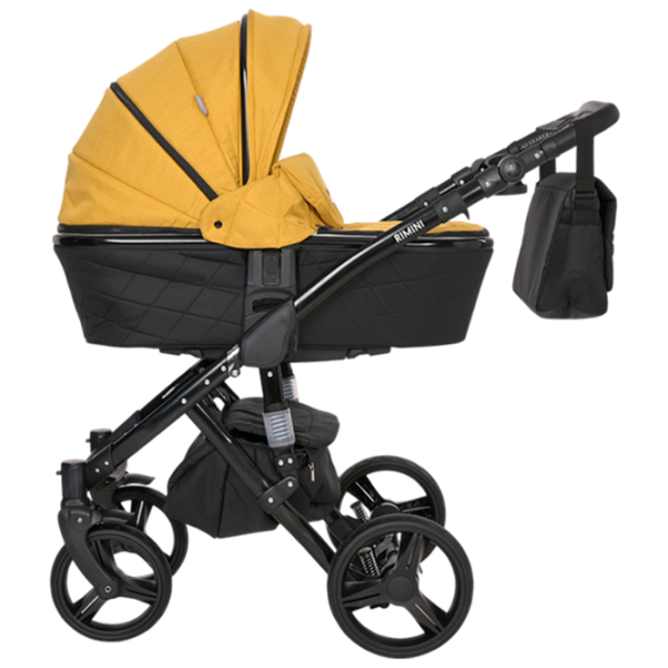 Cărucior pentru copil Lorelli Rimini Premium 10021622338/ Yellow photo 3 Cărucior pentru copil Lorelli Rimini Premium 10021622338/ Yellow photo 3