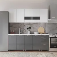 Кухня ML-Mobila АГТ МДФ/ Anthracite