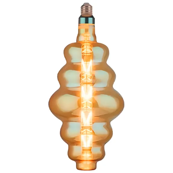 Bec LED cu filament Horoz Origami Amber 001053000801 E27/ 8 W/ 2200 K/ 620lm/ Yellow photo 1