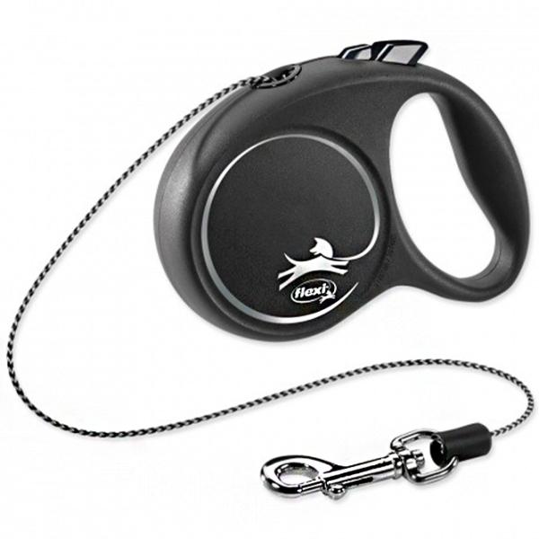 Поводок Beeztees FLEXI BLACK DESIGN Cord XS/ для кошек photo 1
