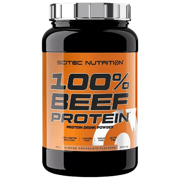 Proteină Scitec Nutrition Beef Protein 900 g (5999100033573) praf/ Ciocolată, migdale photo 1 Proteină Scitec Nutrition Beef Protein 900 g (5999100033573) praf/ Ciocolată, migdale photo 1