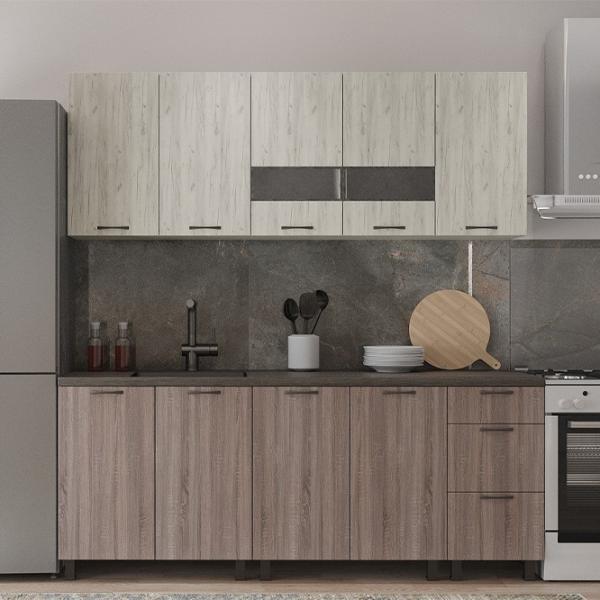 Кухня ML-Mobila Омега NEW ЛДСП/ Энгрэйн photo 1