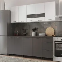 Кухня ML-Mobila Омега NEW ЛДСП/ Anthracite