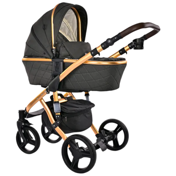 Cărucior pentru copil Lorelli Rimini Premium 10021622401/ Black photo 1