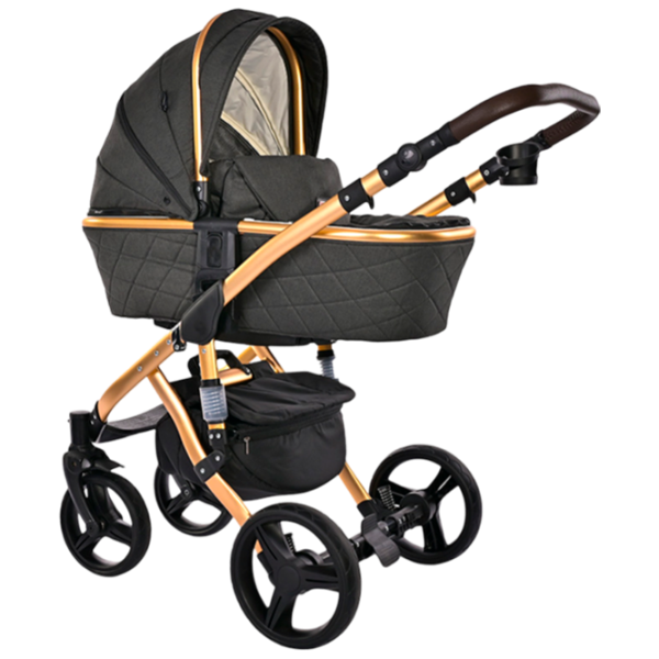 Cărucior pentru copil Lorelli Rimini Premium 10021622401/ Black photo 1