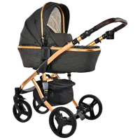 Cărucior pentru copil Lorelli Rimini Premium 10021622401/ Black