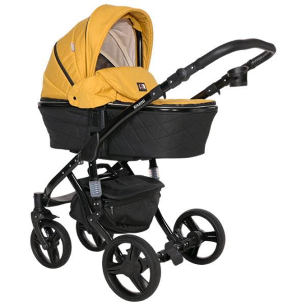 Cărucior pentru copil Lorelli Rimini Premium 10021622338/ Yellow photo 1 Cărucior pentru copil Lorelli Rimini Premium 10021622338/ Yellow photo 1