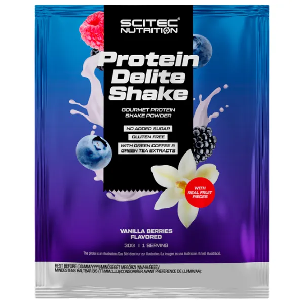 Протеин Scitec Nutrition Protein Delite Shake 30 г (5999100025264) порошок/ Ягоды, ваниль photo 1 Протеин Scitec Nutrition Protein Delite Shake 30 г (5999100025264) порошок/ Ягоды, ваниль photo 1